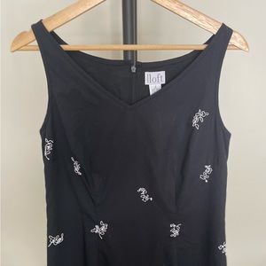 Women’s Loft Dress | Blk&Wht Embroidered | Fully Lined | S 6